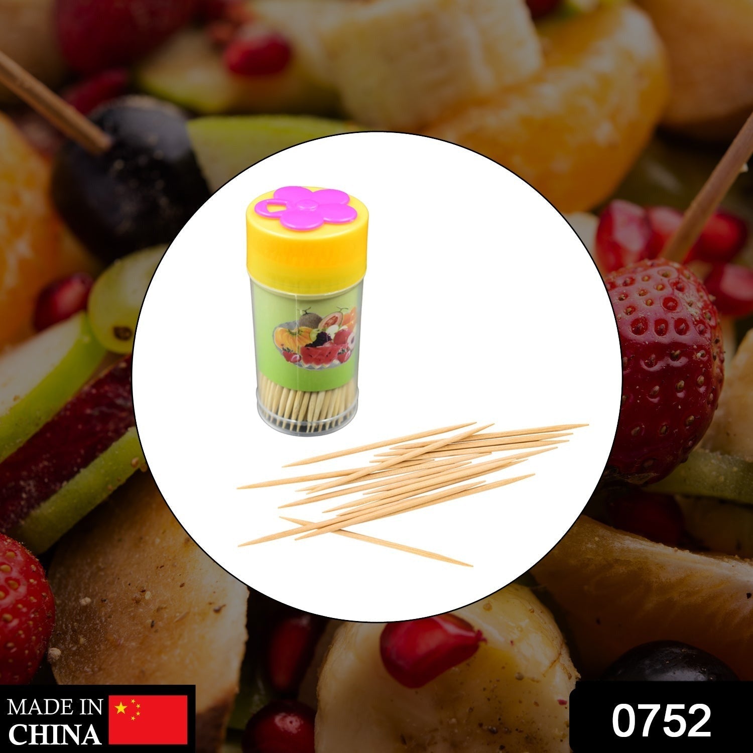 Toothpicks with clear box organized and easy to use Toothpicks with clear box organized and easy to use